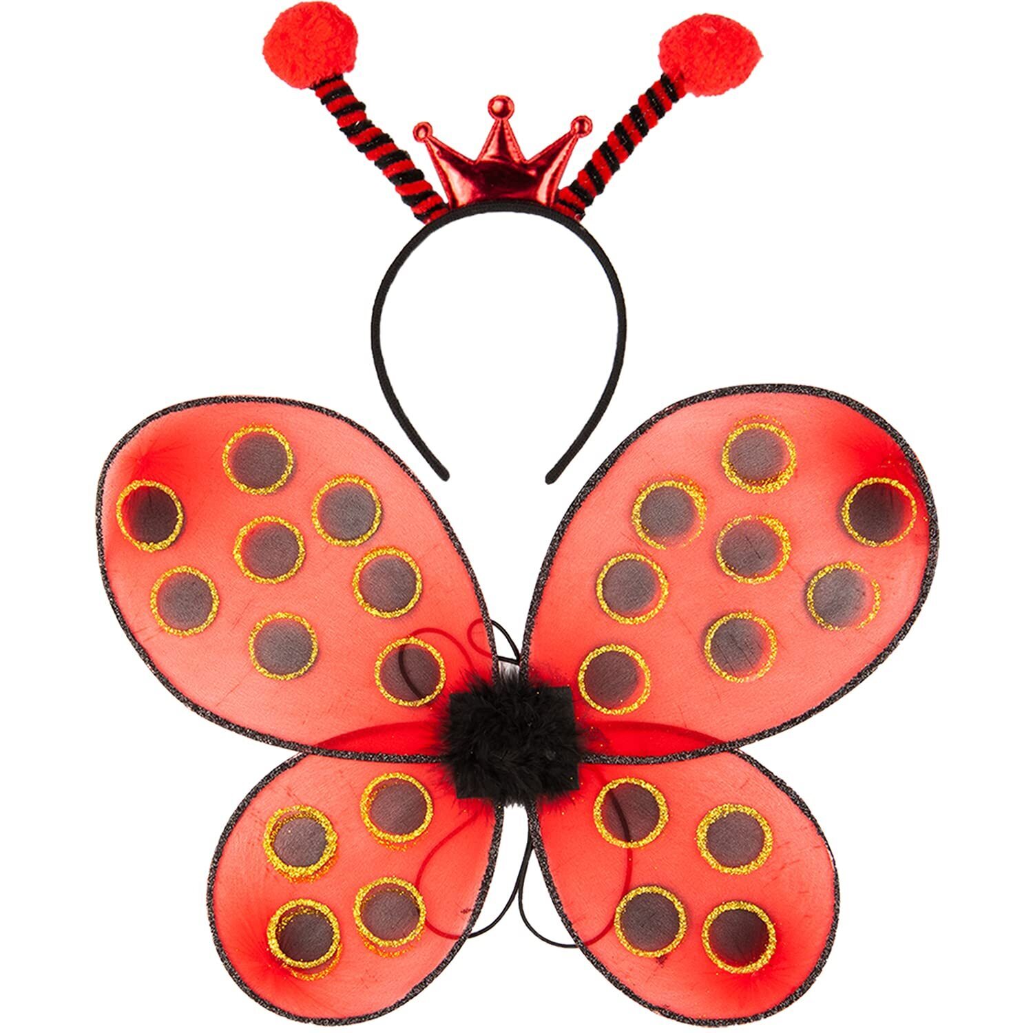 5853 Ladybug Wings And Ladybug Headband  Lady Bug Costumes